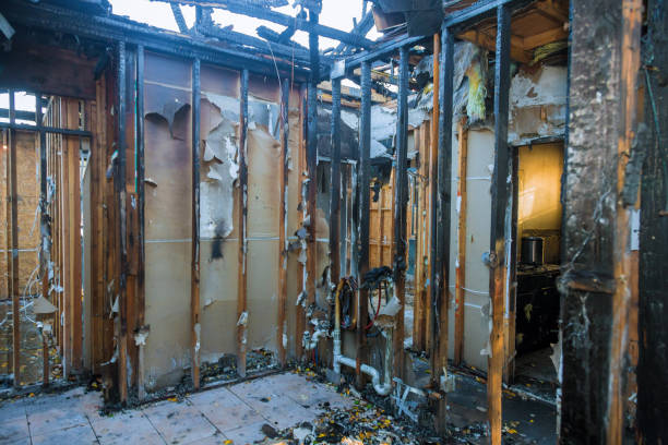 Professional Soot Cleanup technician working in Sunset, UT